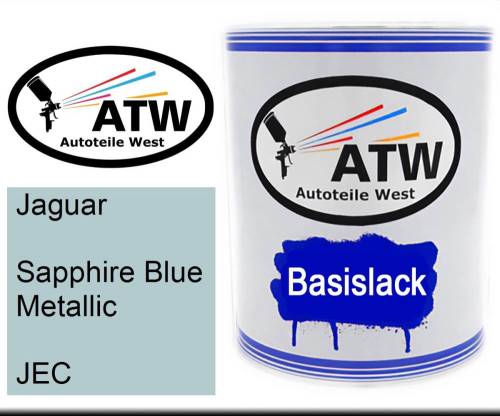 Jaguar, Sapphire Blue Metallic, JEC: 1L Lackdose, von ATW Autoteile West.